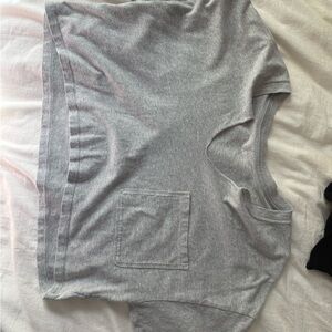 Aerie Gray Crop Top